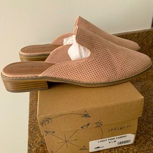 Indigo Road Light Pink Slides Size 8.5 Brand New